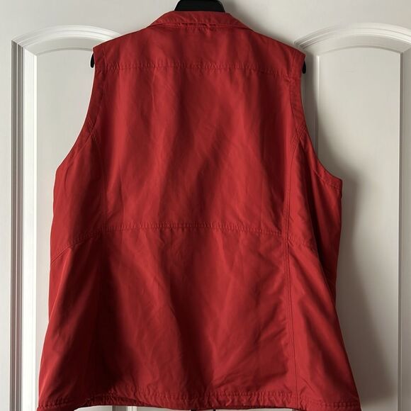 Orvis Men’s Rust Full Zip Chest Pockets Vest Size XL - Picture 3 of 5